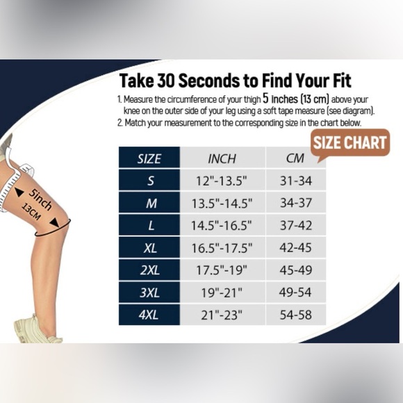 Copper Knee Braces for Men & Women (2pack) Size 3XL compression sleeve knee pain - Picture 7 of 7